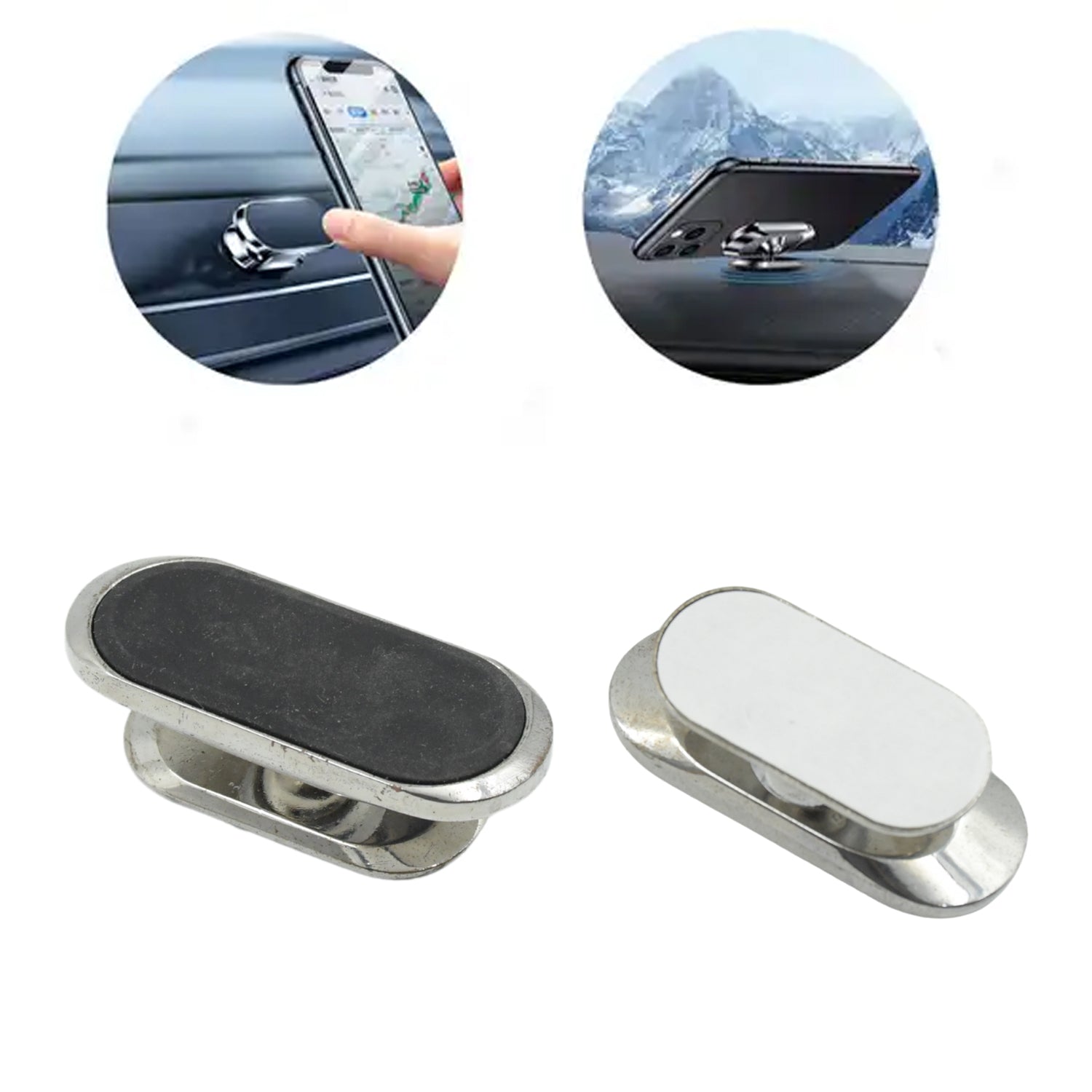 12518 Magnetic Phone Mount/Holder for Car, Super Strong Magnet Universal Car Mount, Dashboard 360° Rotation for Car, Desk, Office, Home & Kitchen for All Smart phones (1 Pc) 12518 Magnetic Phone Mount/Holder for Car, Super Strong Magnet Universal Car Mount, Dashboard 360° Rotation for Car, Desk, Office, Home & Kitchen for All Smart phones (1 Pc)